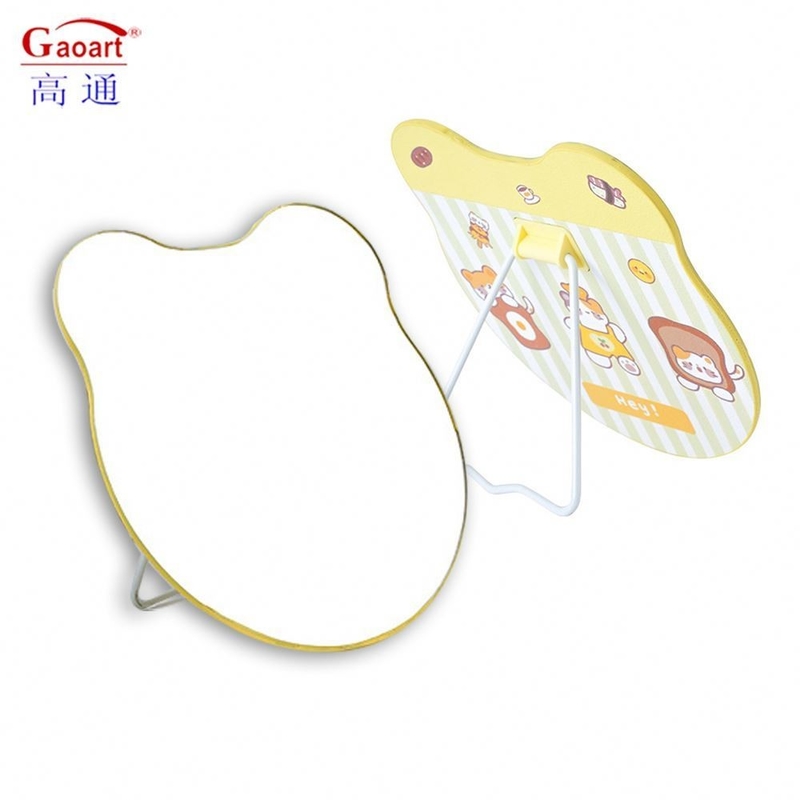 Mini Ronde Custom Pocket Hartvormige Verstelbare Licht Make-up Mirror voor Lady Dressing