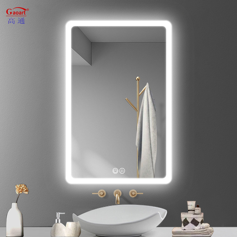 Moderne Hello Kitty Foogloze douche Slimme make-up Draagbare spiegel wand met LED-licht spiegel