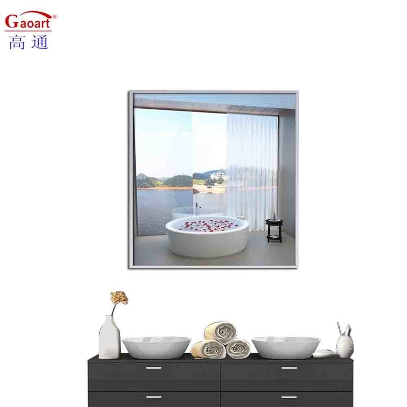 Variëteit Aluminium Huis Decor Spiegel Zwart Aluminium Frame voor Badkamer Decoratie