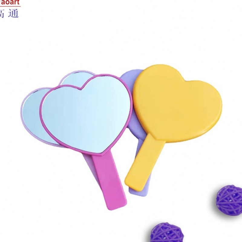Compact cirkel cosmetische make-up Petit Mirror Design Style Mode Plastic glas spiegel
