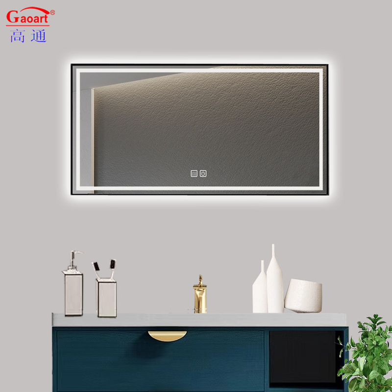 Frameless Touch Switch Led Light Mirror voor Hotel Badkamer en Fitness House Deco