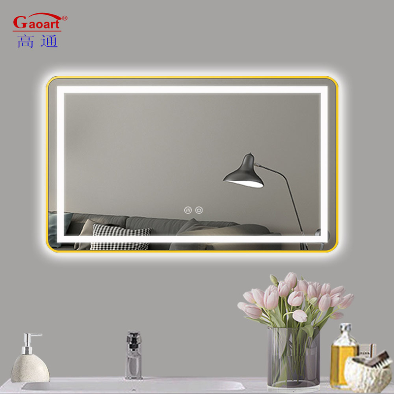 Frameless badkamer LED spiegel licht voor hotel salon huis decor slimme touchscreen