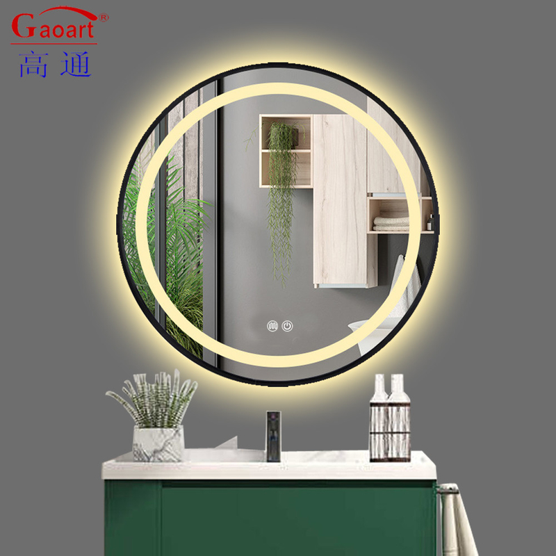 Hotel Salon Muur Smart Touch Screen Huis Decor LED Ronde vorm Badkamer Spiegel Licht