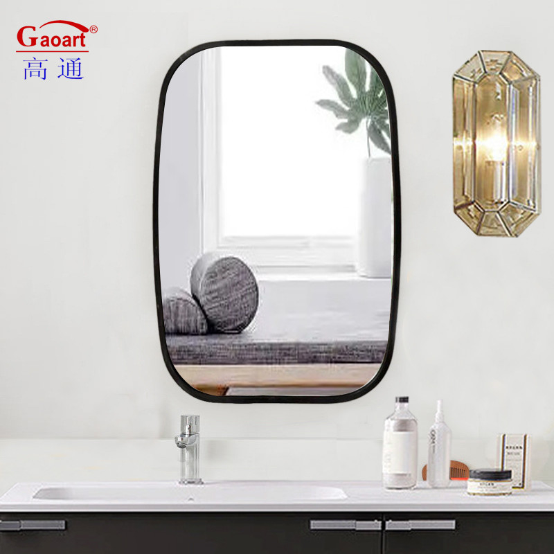 Wandspiegel voor badkamer Decoratief Antiek Ronde Buik Vintage Sticker Plastic Frame