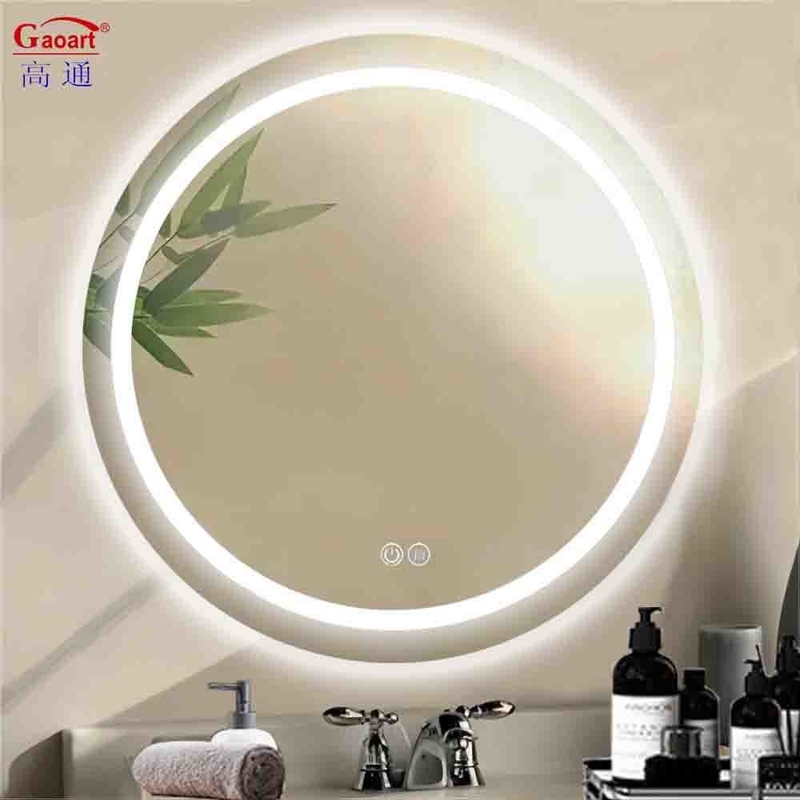 Smart Led Touch Switch Badkamerspiegel met antifoogfunctie en moderne glazen spiegel